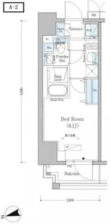 アーバネックス戸越【3階】の間取り