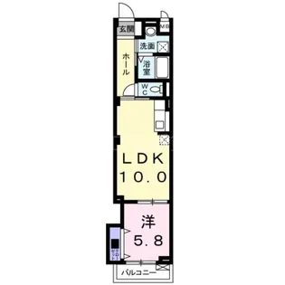 レジデンス東矢口【2階】の間取り