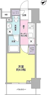 サンピエス大森【2階】の間取り