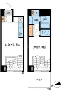 レジデンス雪谷大塚【1階】の間取り