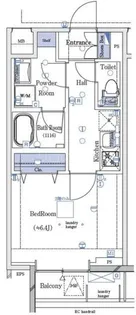 ガリシア南馬込【5階】の間取り