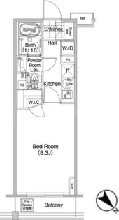 コンフォリア蒲田【13階】の間取り
