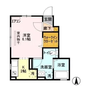 ディアコート【1階】の間取り