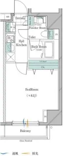 ガリシア平和島【7階】の間取り