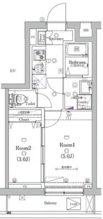 ガリシア矢口渡【4階】の間取り
