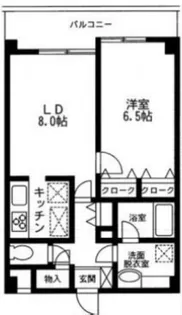 ソレイユ西蒲田【7階】の間取り