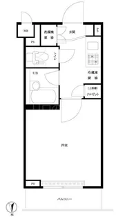 ルーブル大鳥居【2階】の間取り