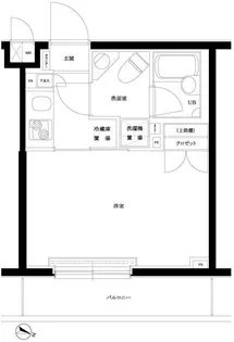 ルーブル品川西小山【5階】の間取り