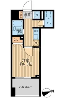 クリオ戸越銀座壱番館【9階】の間取り