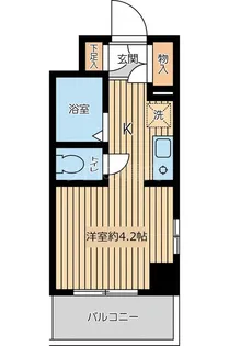スカイヒルズ羽田【6階】の間取り