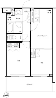 ルーブル大森西【5階】の間取り