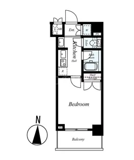 ルーブル大鳥居弐番館【4階】の間取り