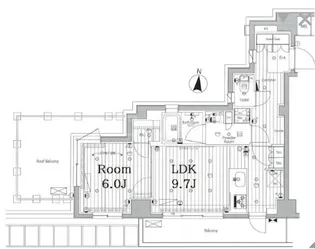 メイクス池上LUCE【6階】の間取り