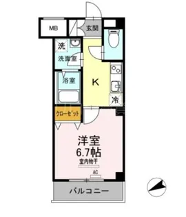 SUN RESIDENCE【3階】の間取り