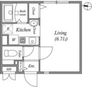 MODULOR池上【2階】の間取り