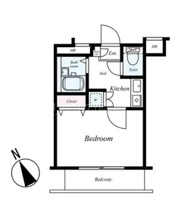 シンシア蒲田ステーションプラザ【6階】の間取り