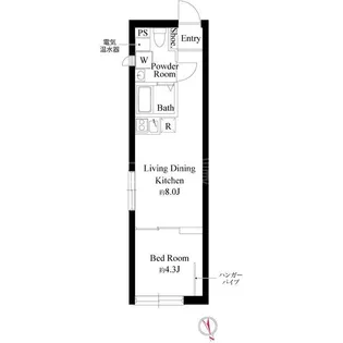 UCM 蒲田【4階】の間取り