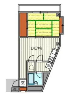 クレールハイツ【101号室】の間取り