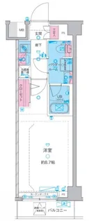 ガリシア西馬込【6階】の間取り