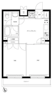 ルーブル蒲田南【5階】の間取り