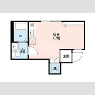 KTK蒲田【1階】の間取り