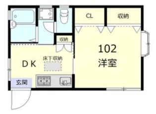 ルミナーレ東蒲田【1階】の間取り