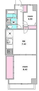 オーベルグランディオ萩中【1212号室】の間取り