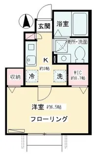 セゾンあざみ【1階】の間取り