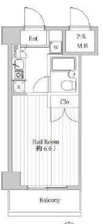 スペーシア池上【5階】の間取り