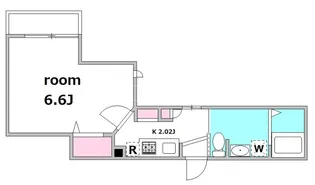 ウェルスクエア東蒲田【3階】の間取り