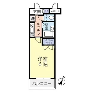 グランヴァン西馬込【1階】の間取り