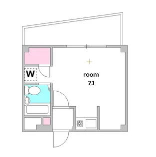 第3丸仙ハイツ【203号室】の間取り