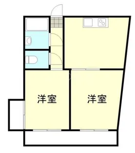 池上台コーポ【1階】の間取り