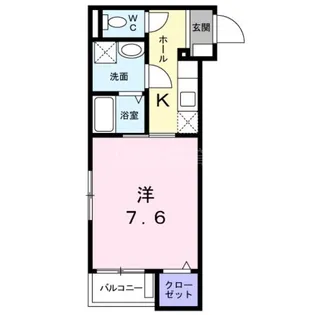 リュミエール東雪谷【1階】の間取り