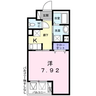 トゥーレン コティ【3階】の間取り