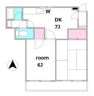 ライトパレスT【302号室】の間取り