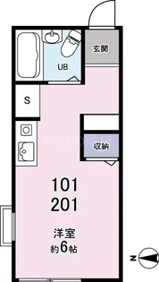 ジュネス山王【2階】の間取り