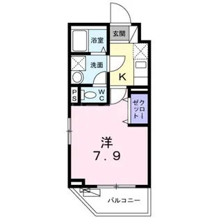 フィーカ蒲田【2階】の間取り