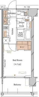 ブランシエスタ久が原【4階】の間取り