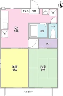 フェリース旗の台【1階】の間取り