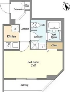 EsTRUTH MAGOME【1階】の間取り