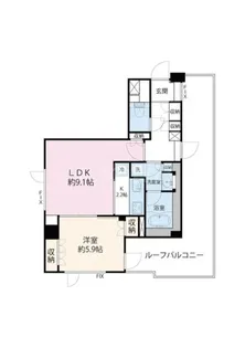 ステラコート洗足(ステラコートセンゾク)【5階】の間取り