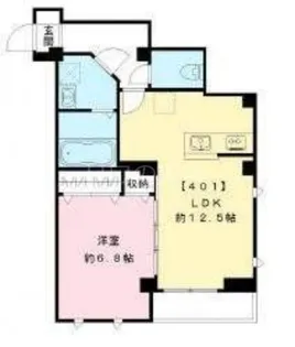 レザン池上【4階】の間取り