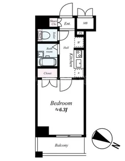 コンシェリア久が原【4階】の間取り