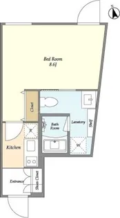 The Aigrette Minami‐Kamata【2階】の間取り