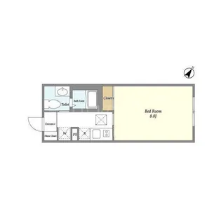 ラクラス洗足【4階】の間取り