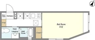 ラクラス洗足【2階】の間取り