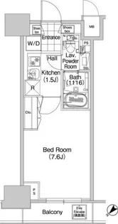 コンフォリア蒲田【11階】の間取り