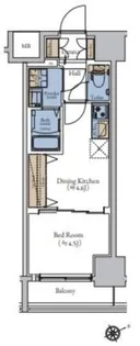 エスティメゾン大森【4階】の間取り