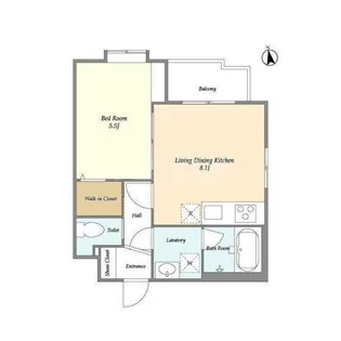 CHARMANT GRANDIR【4階】の間取り